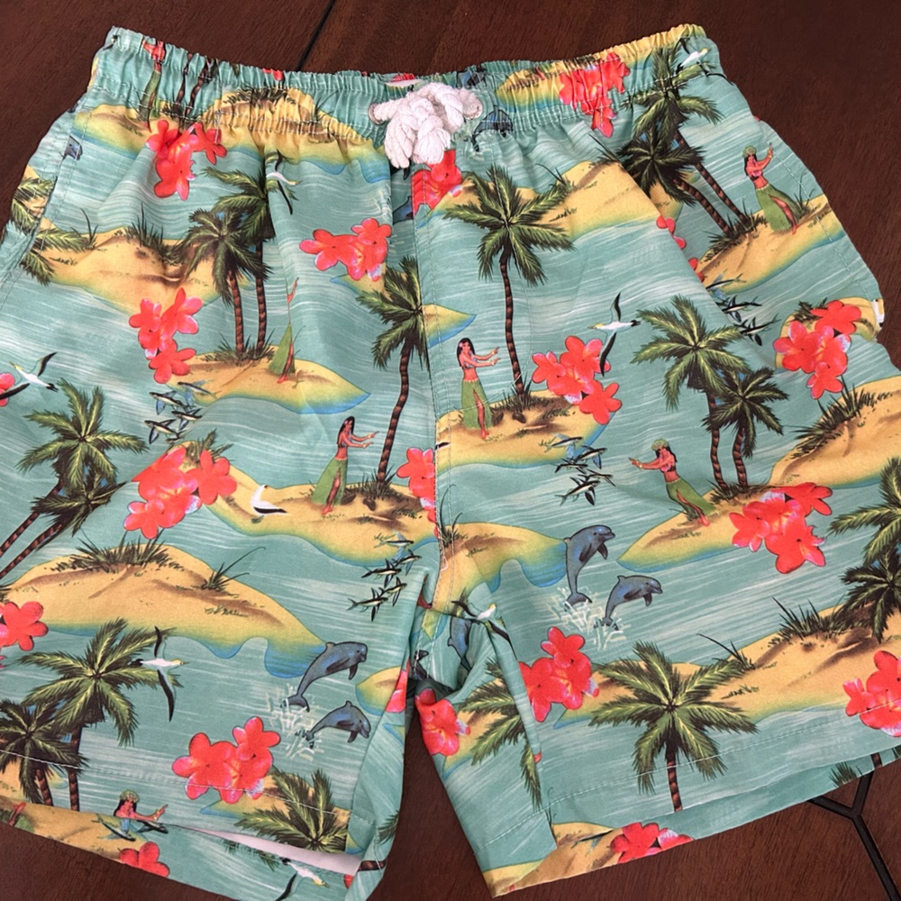 Ingear Green Tropical Swim Shorts